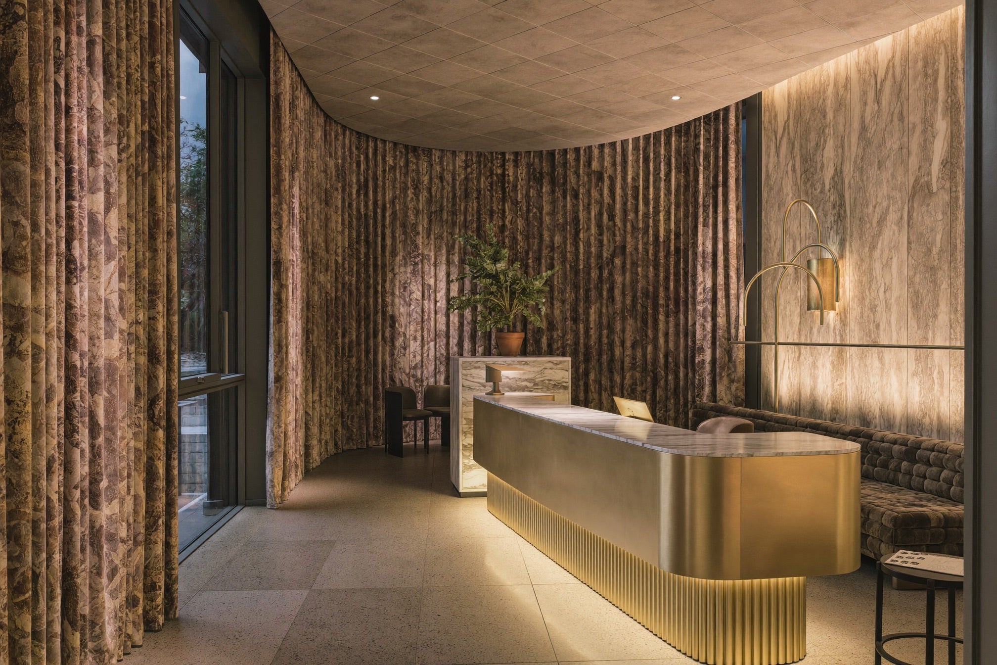 The lobby, redrawn