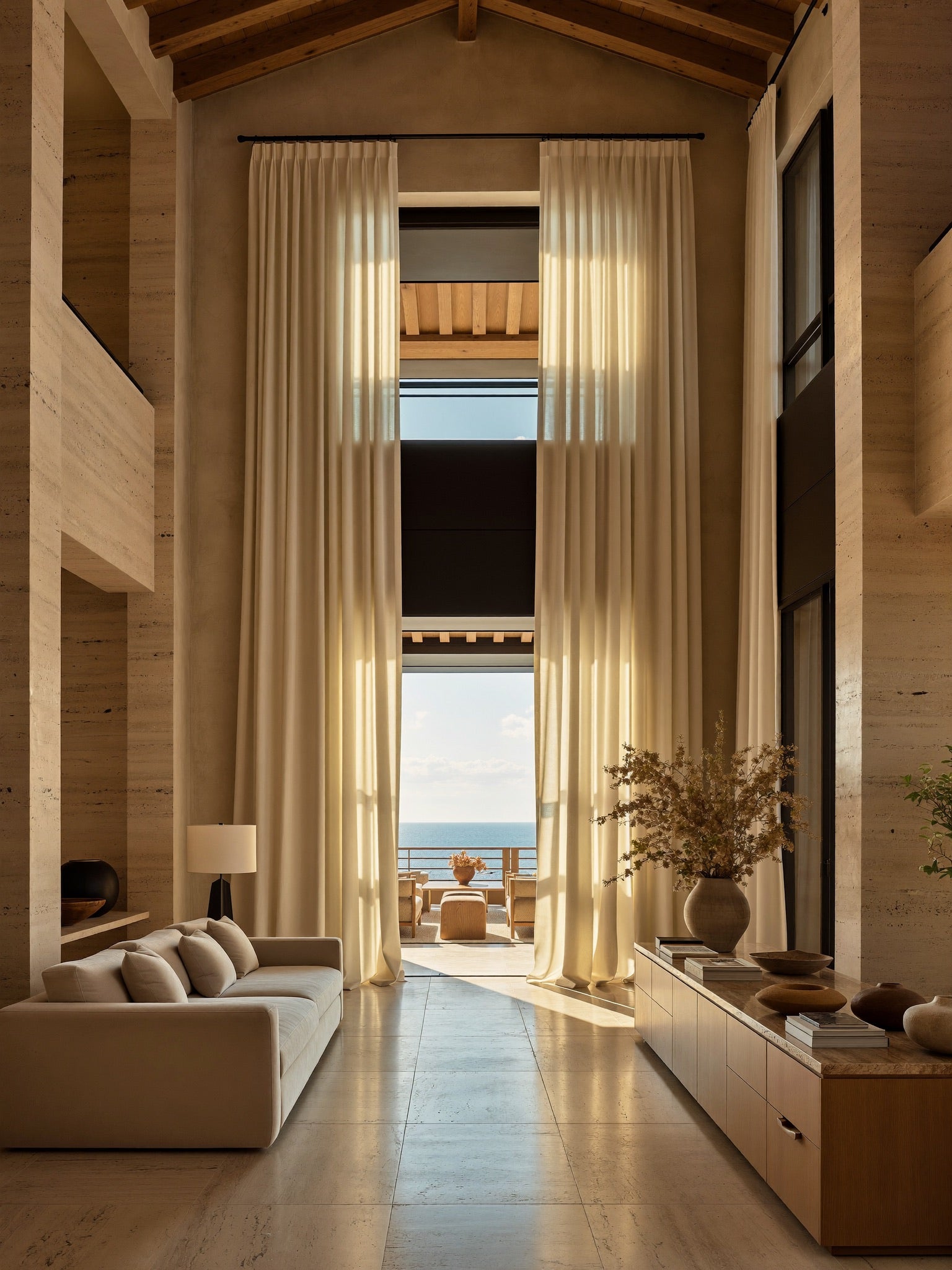 The cliffside villa